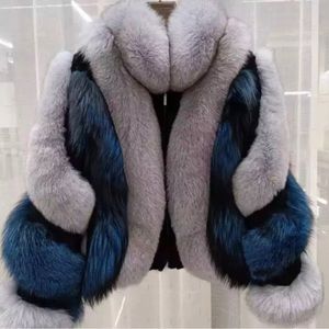 This luxurious Real Fox Fur Coat is Super thick and warm. Very rare hard to find